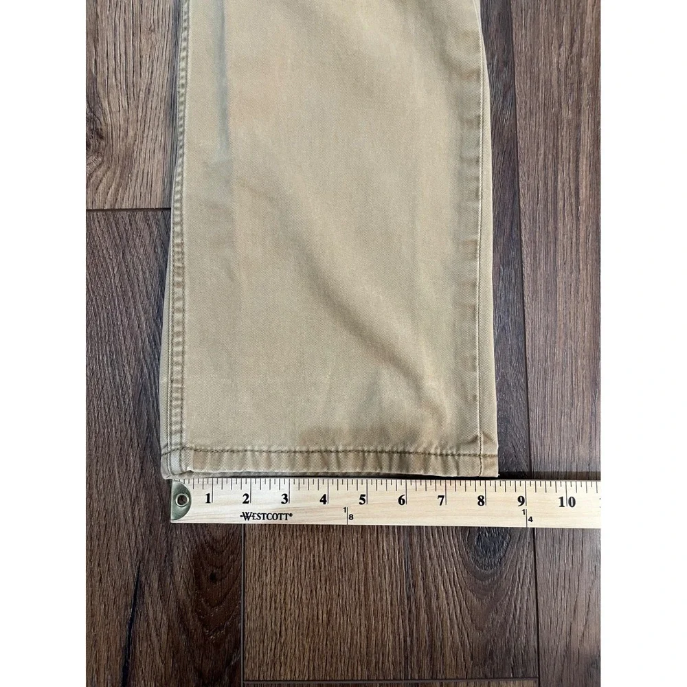 Levis‎ 514 Straight Fit Pants Mens 36x32 Tobacco Brown Tan Cotton Twill